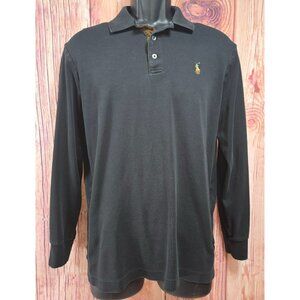 Polo Ralph Lauren Long Sleeve Polo Classic‎ Fit Black Medium